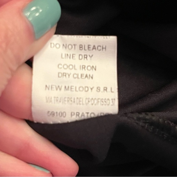 Carla Conti Black 3D Floral Cutout Back Cocktail Mini Dress Size XL NWOT Italy - Picture 9 of 9